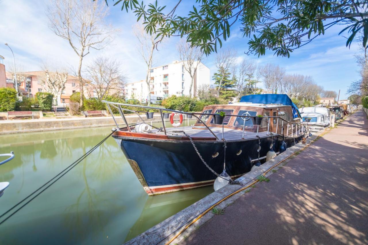 Bateau Le Nubian Hotel Narbonne Bagian luar foto